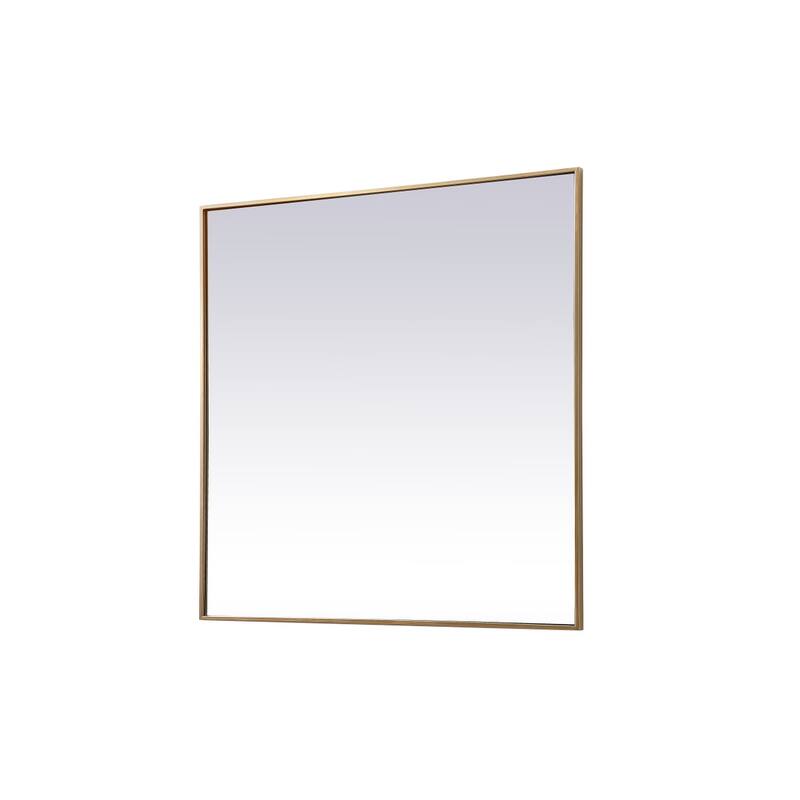 Indigo Home Metal Frame Square Mirror 42 inch