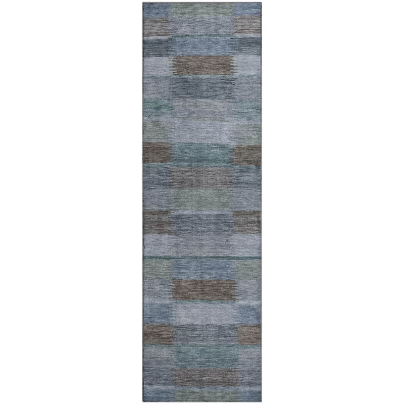 Premium Washable Super Soft Geo Stripe Mayfield Rug