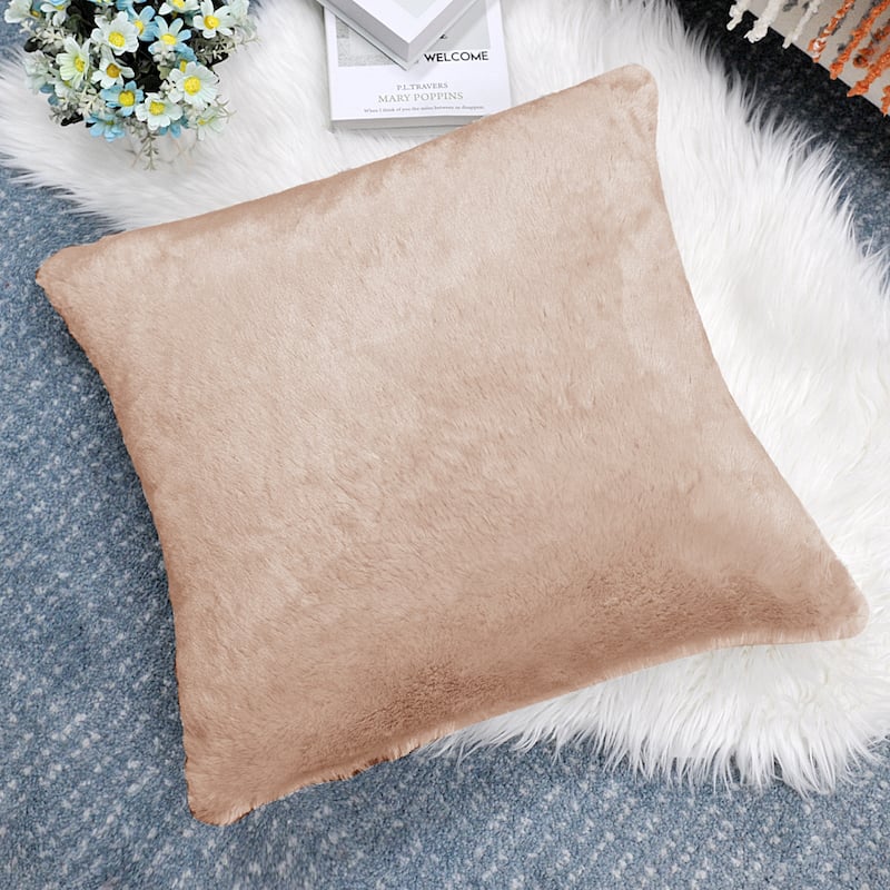 Fauxfur Pillow Shell Set 20'X20"