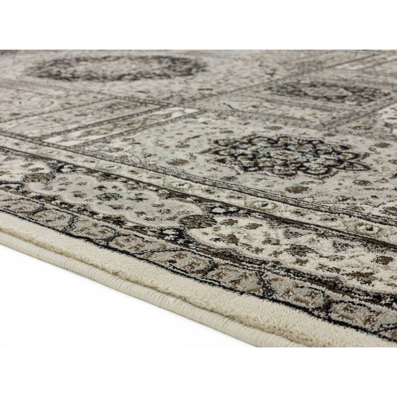 Vaso Collection Traditional Polypropylene Area Rug