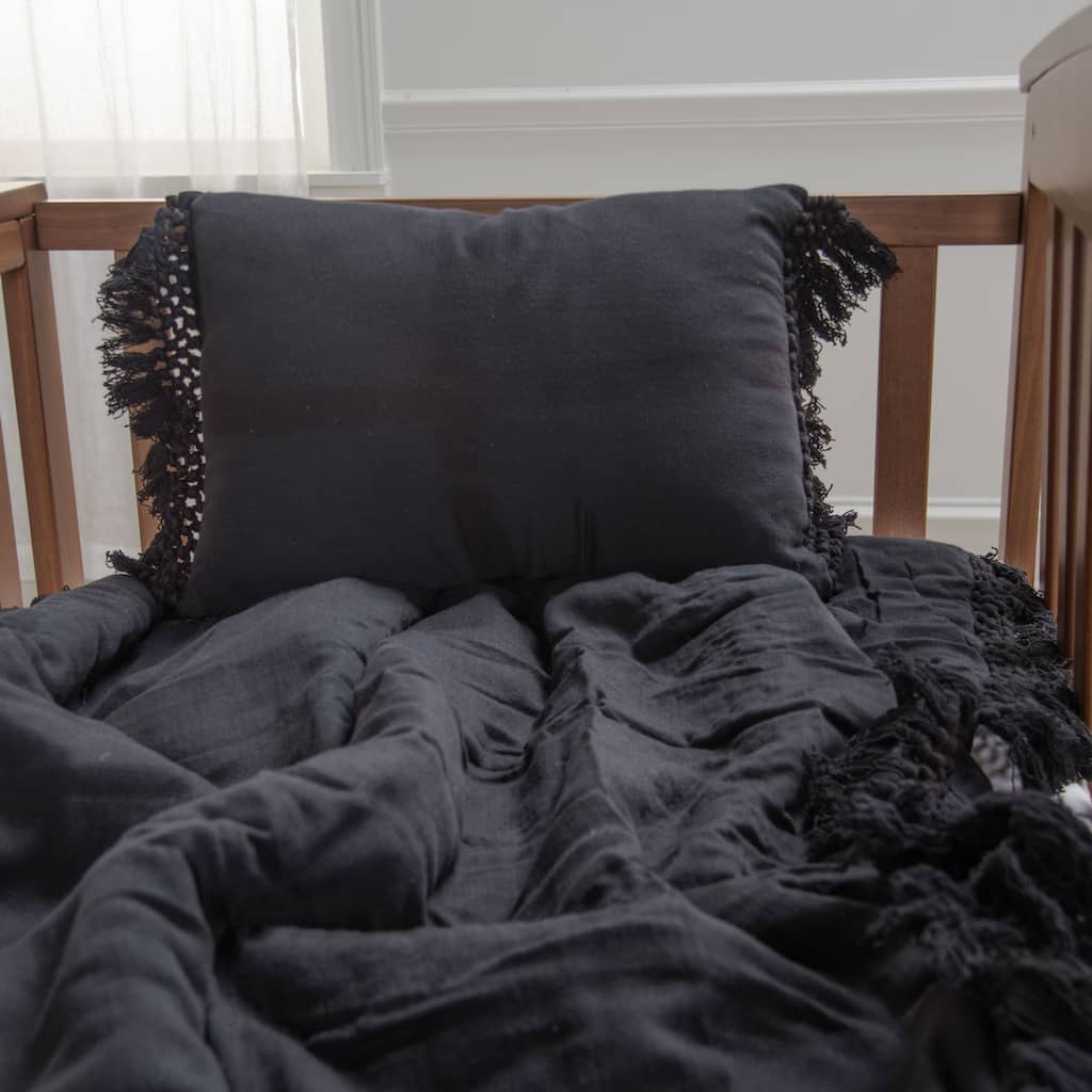 Rizzy Home Tatum Fringe Decorative Sham - 12" X 18"