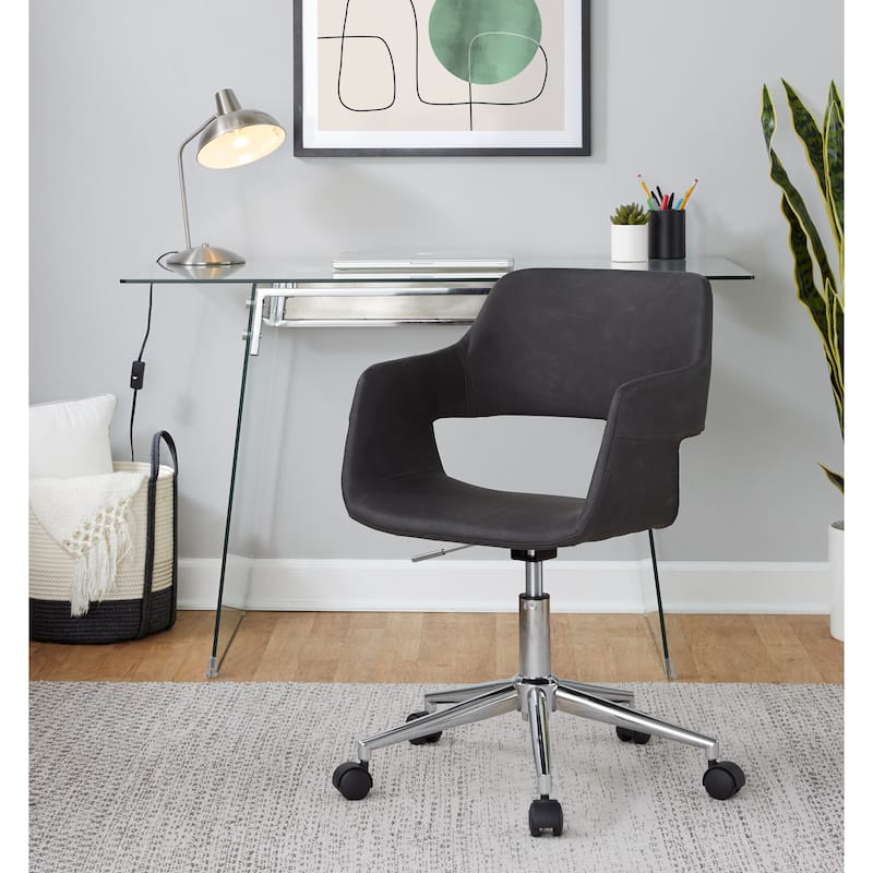 Carson Carrington Vallen Adjustable Task Chair with 5-Star Base