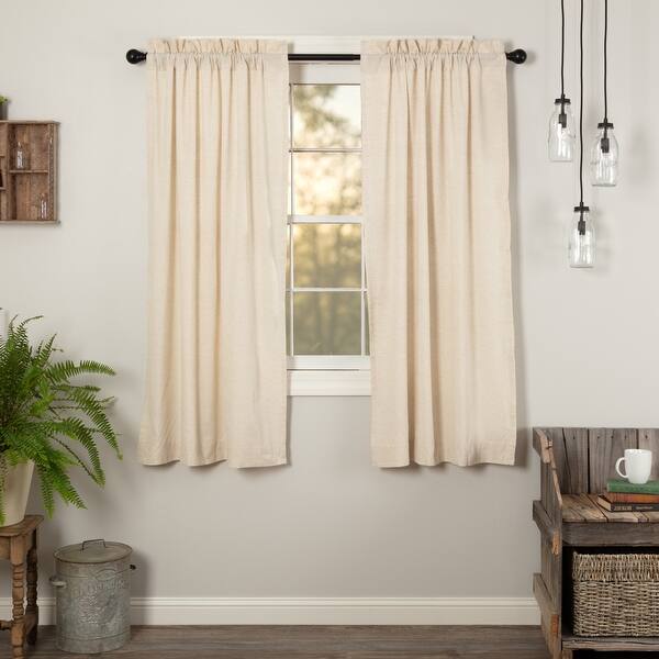 slide 1 of 8, Simple Life Flax Short Panel Set - Short Panel 63x36 - Short Panel 63x36