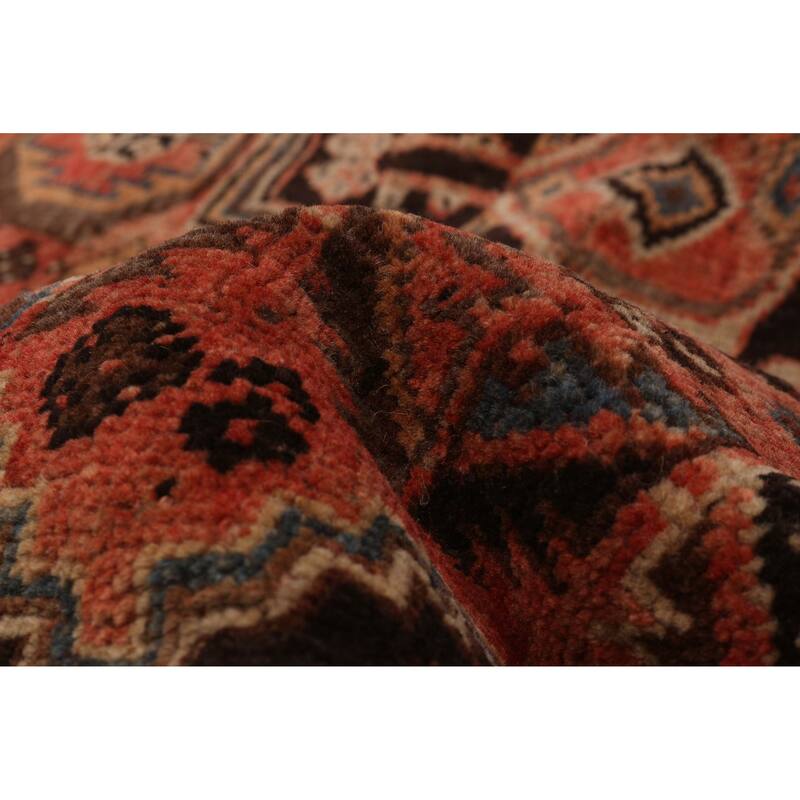 ECARPETGALLERY Hand-knotted Melis Vintage Red Wool Rug - 5'3 x 7'7