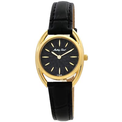 Mathey Tissot Women's Saphira Black Dial Watch - D933PLYN - 6 (36)