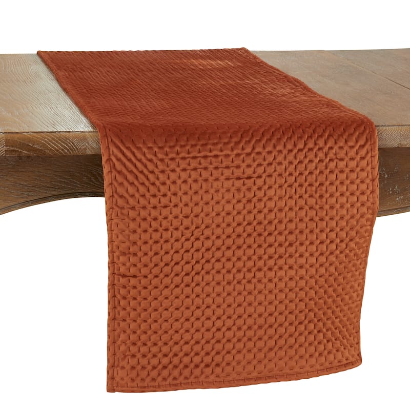 Long Table Runner With Pinsonic Velvet Design