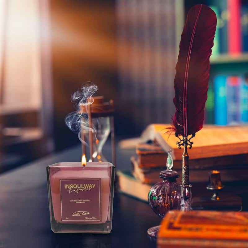 8oz Patchouli Scented Candle in Glass Jar