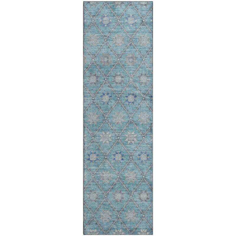 Premium Washable Super Soft Boho Trellis Mayfield Rug