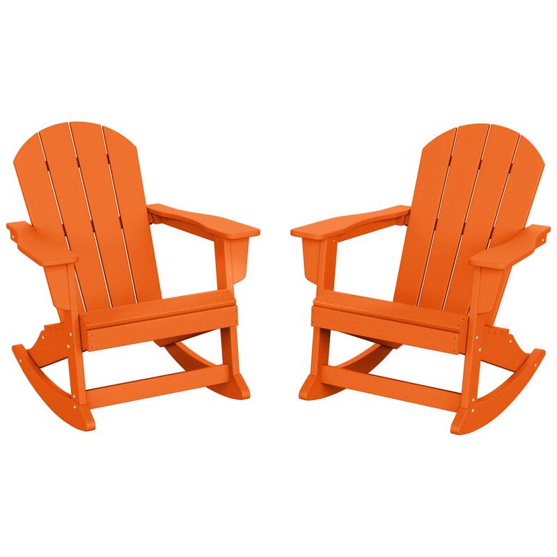 Laguna Hdpe All Weather Outdoor Patio Rocking Chair (Set of 2)