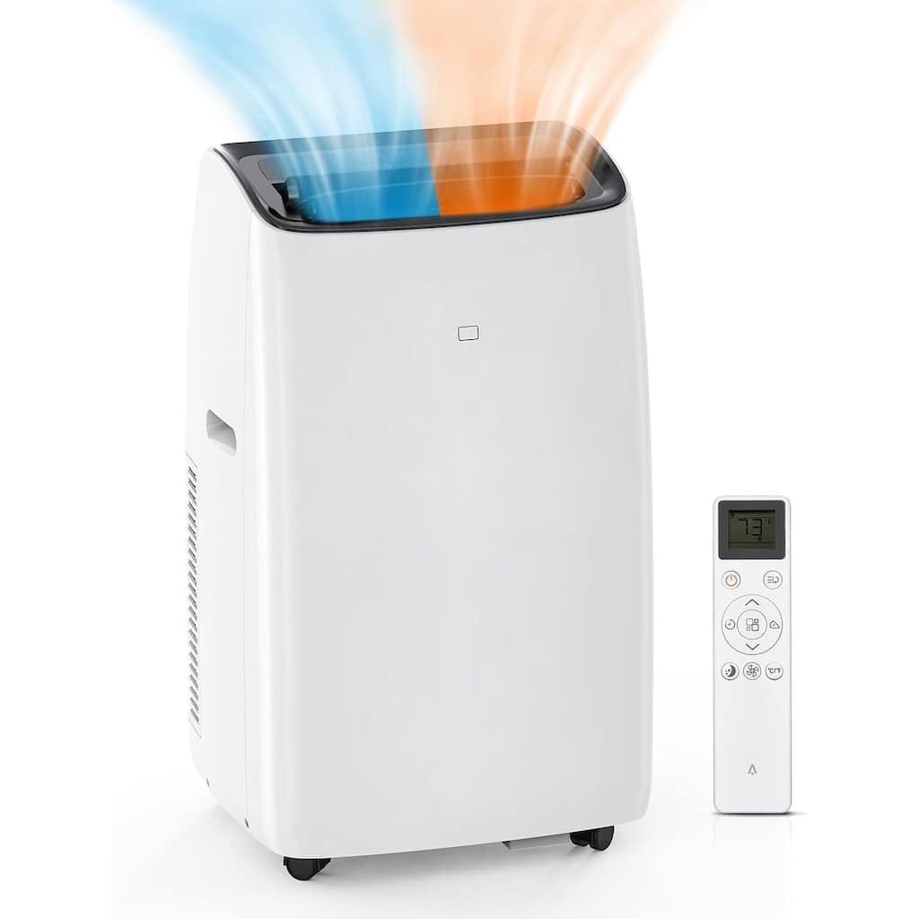 14000 Btu Portable Air Conditioners, Energy-Saving 13.6 CEER, with Remote Control