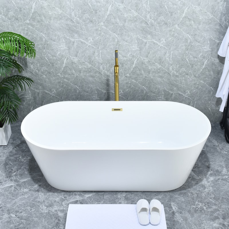 Altair Larod Single Lever Handle Freestanding Floor Mounted Tub Filler with Handshower