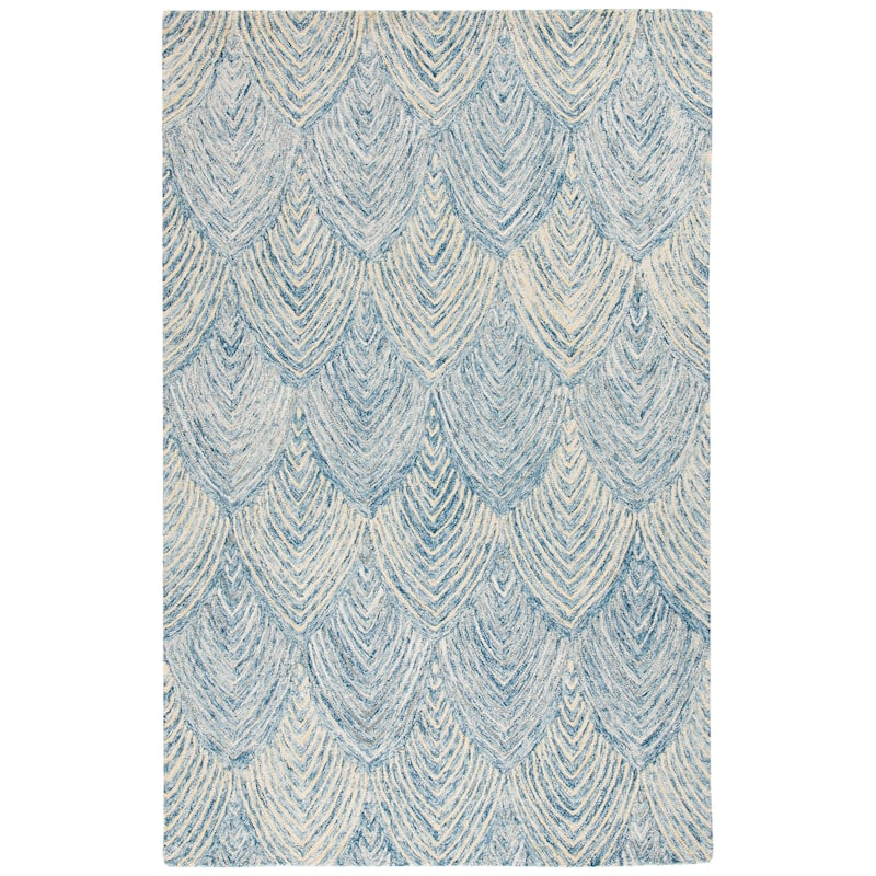 SAFAVIEH Handmade Micro-Loop Mackenzie Modern Wool Rug