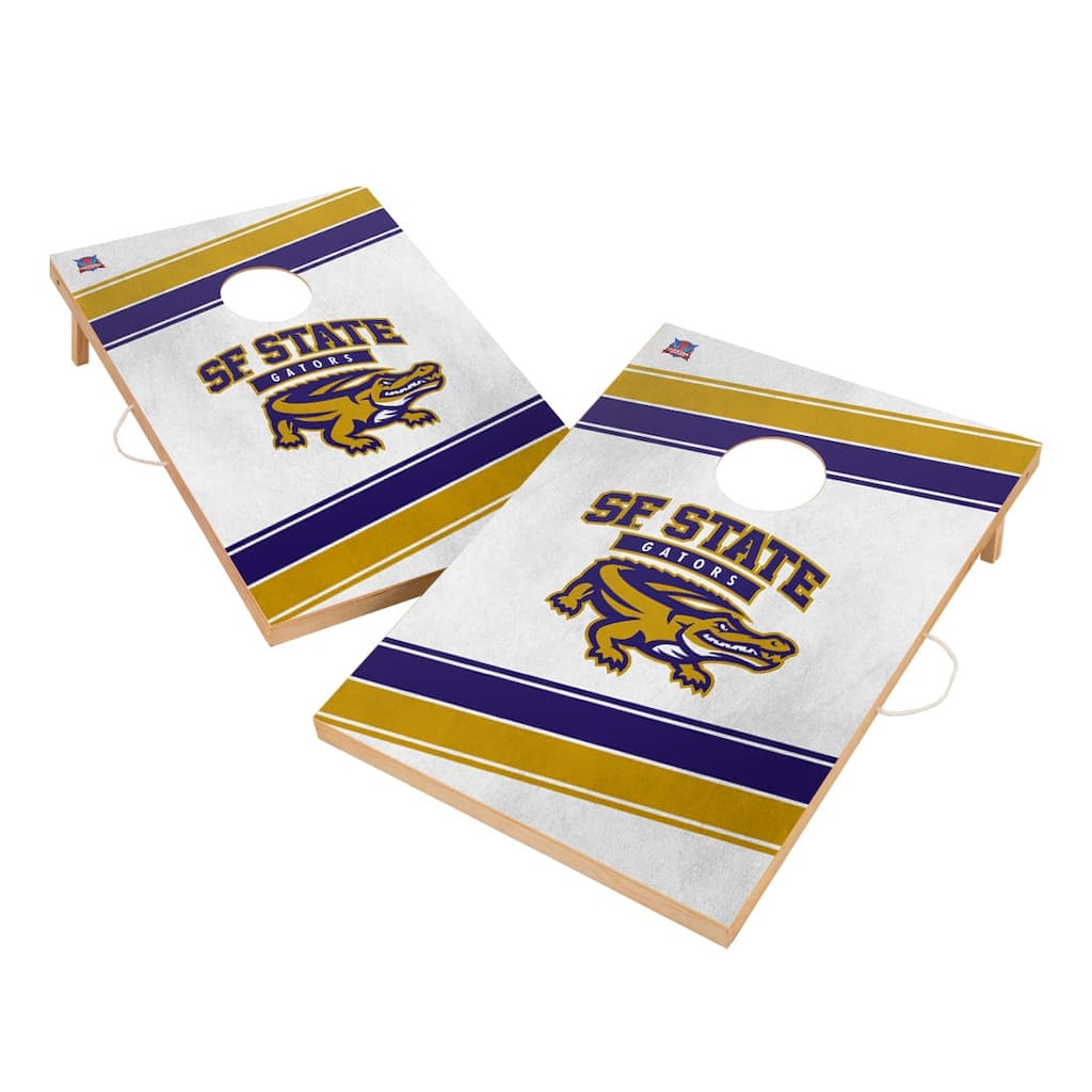 San Francisco State University Gators Regulation 2x4 Cornhole Set