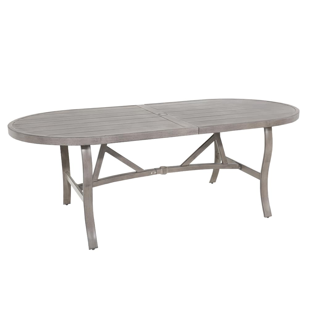 Aluminum Outdoor Oval Dining Table