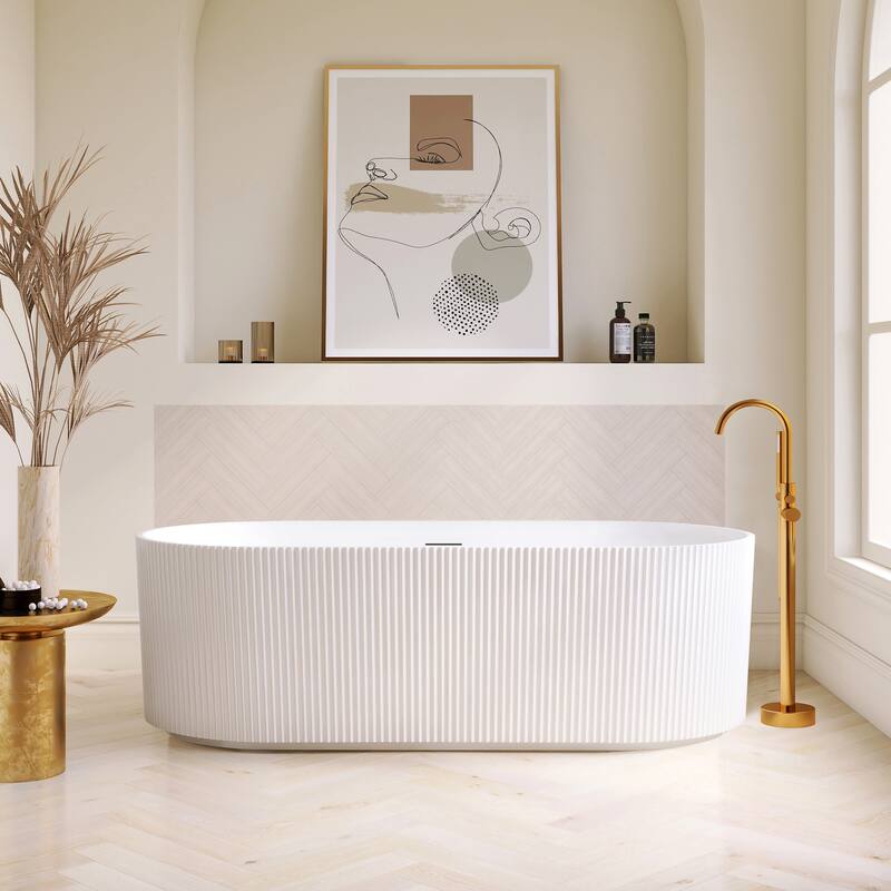 Linyi Freestanding Acrylic Soaking Bathtub