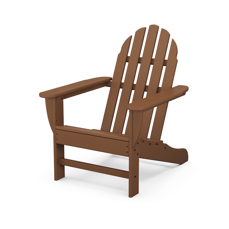 POLYWOOD Classic Outdoor Adirondack Chair - Teak
