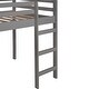preview thumbnail 38 of 40, Kid-Friendly Design Twin Size Loft Bed with Ladder Kids Bed