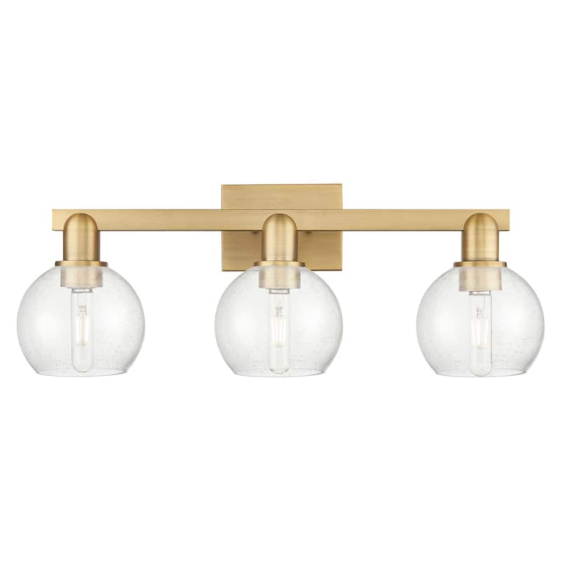 Innovations Lighting 716-3W-10-25 Athens Vanity Athens 3 Light 25" - Brushed Brass / Seedy