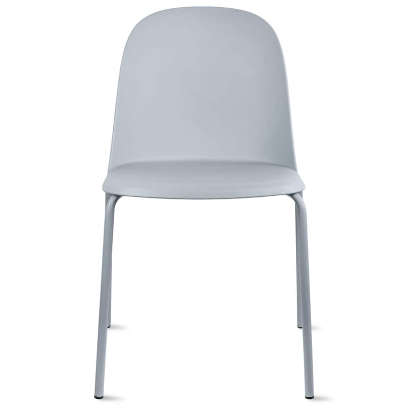 Set of 2 Plastic Dining Chairs For Kitchen Office Business Cafe Guest Waiting Room Event Party Outdoor Patio Hotel