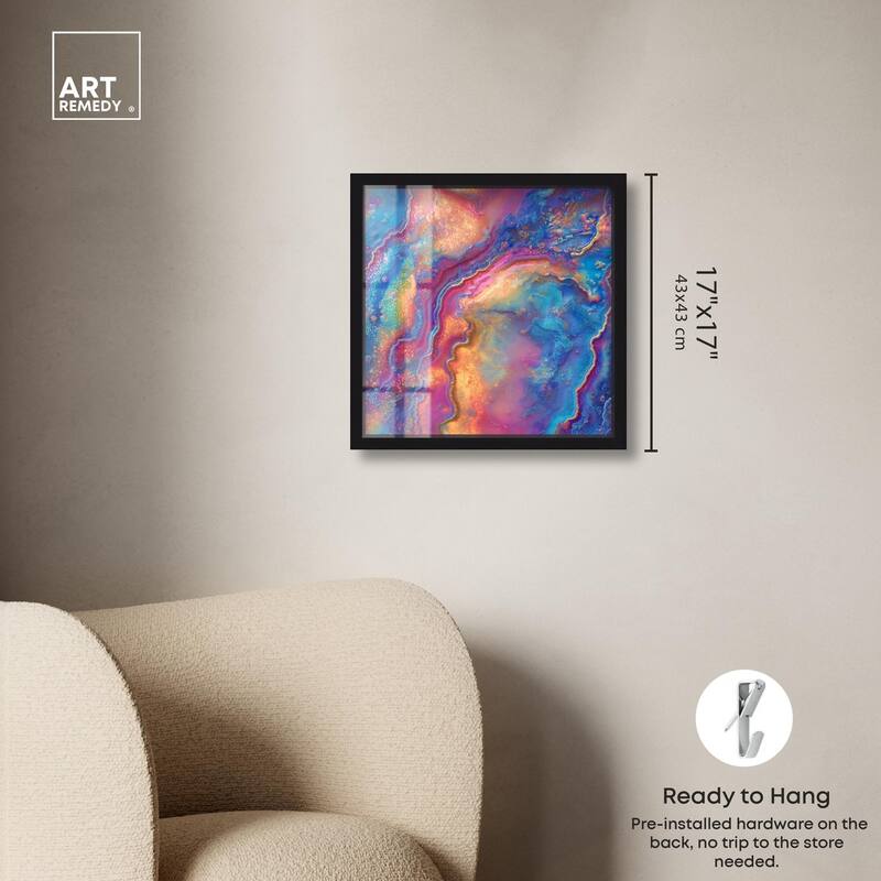 Glittering Spectrum II Shadowbox by Art Remedy