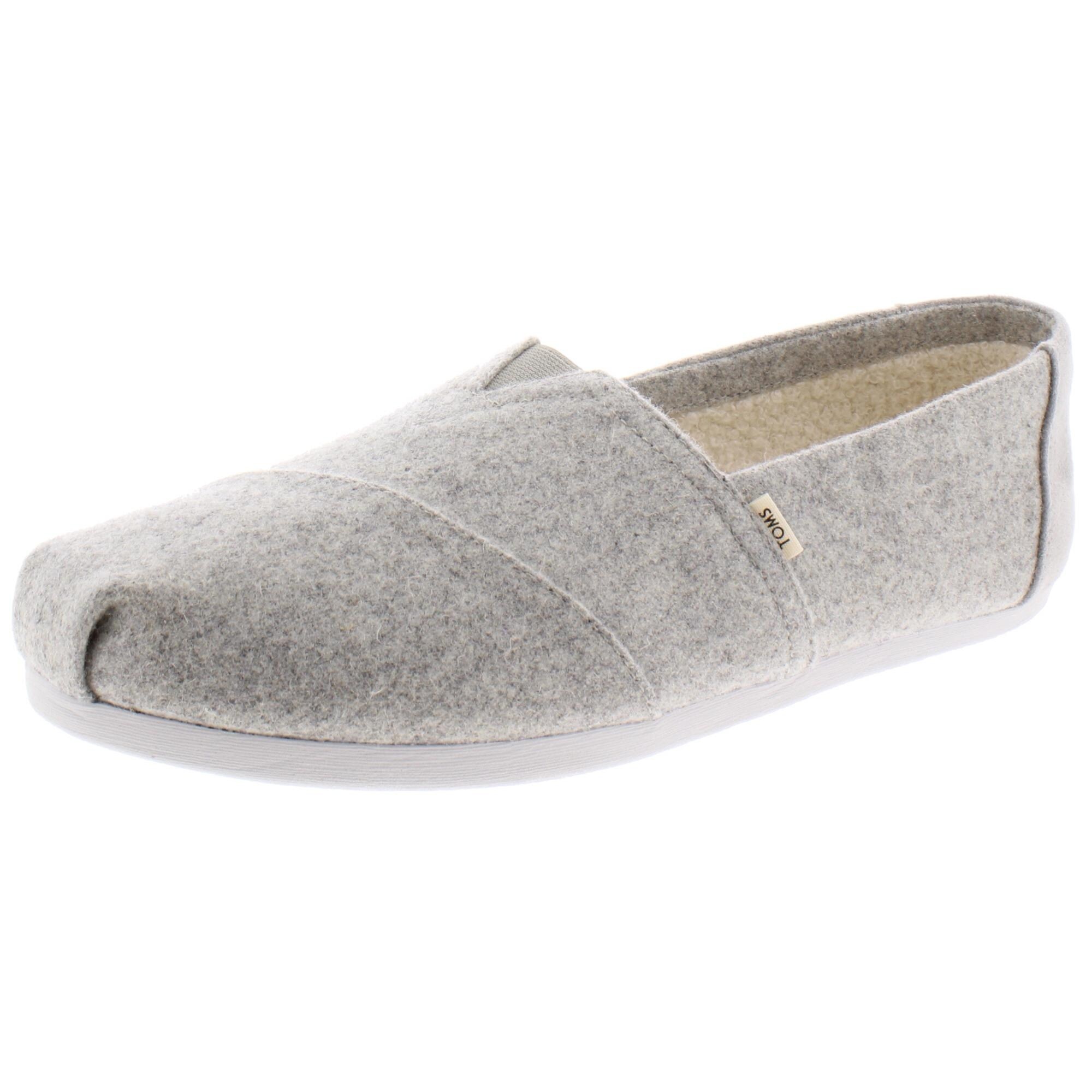Shop Toms Womens Classic Shearling Casual Shoes Felt Faux