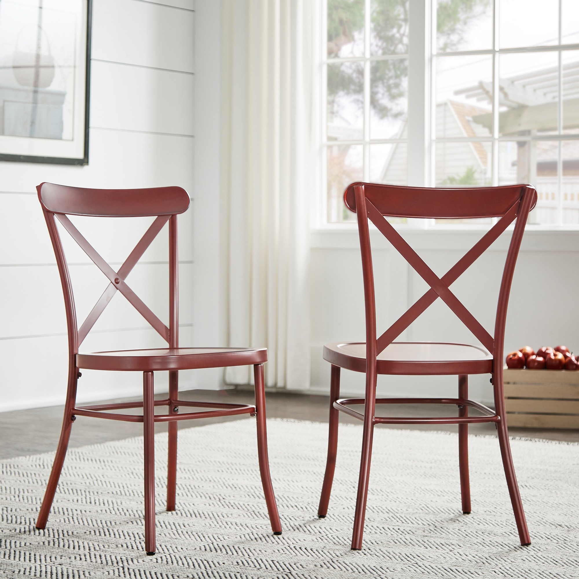 Pompey metal deals dining chairs