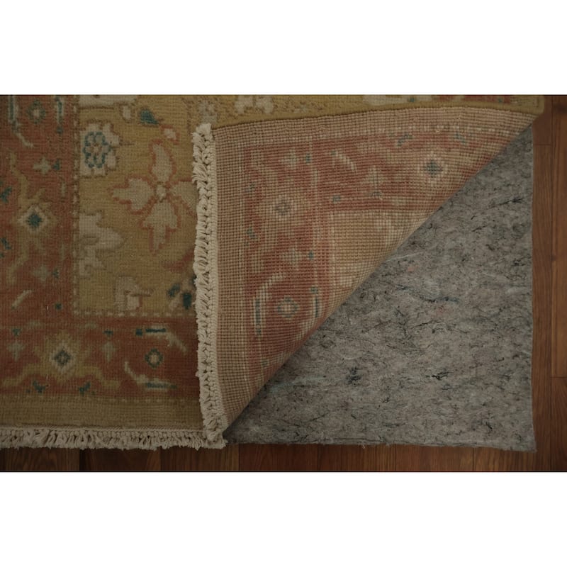 Hand Knotted Oriental 100% Wool Carpet Traditional All-Over Brown Ziegler Area Rug - 3' 1'' X 1' 11''