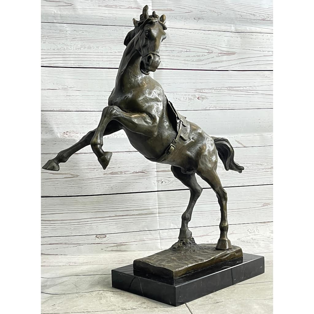 Sergeant Reckless Usmc Marine Corps War Horse Mare Bronze Metal Sculpture Statue