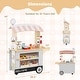 preview thumbnail 20 of 23, Costway Kids Snacks & Sweets Food Cart Kids Toy Cart Play Set with 30 - See Details