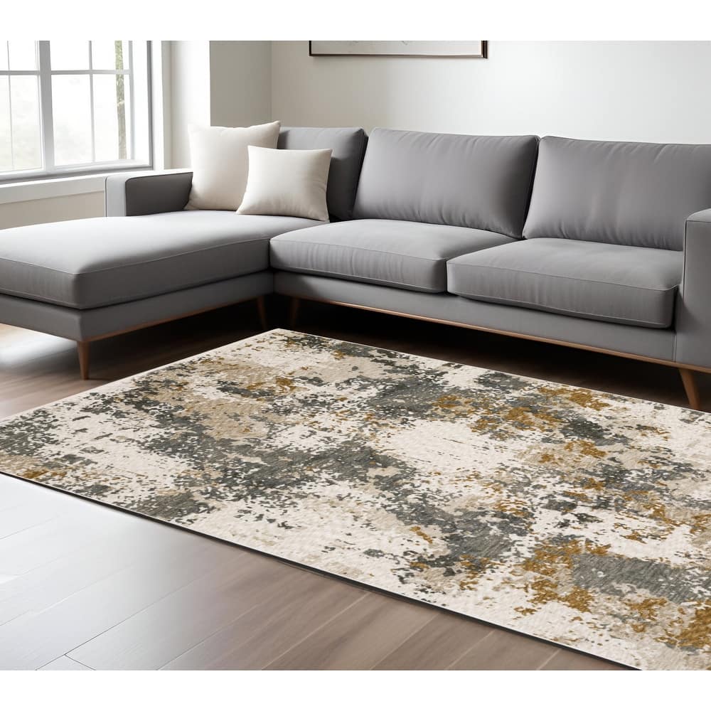HomeRootsAbstract Modern Runner Area Rug
