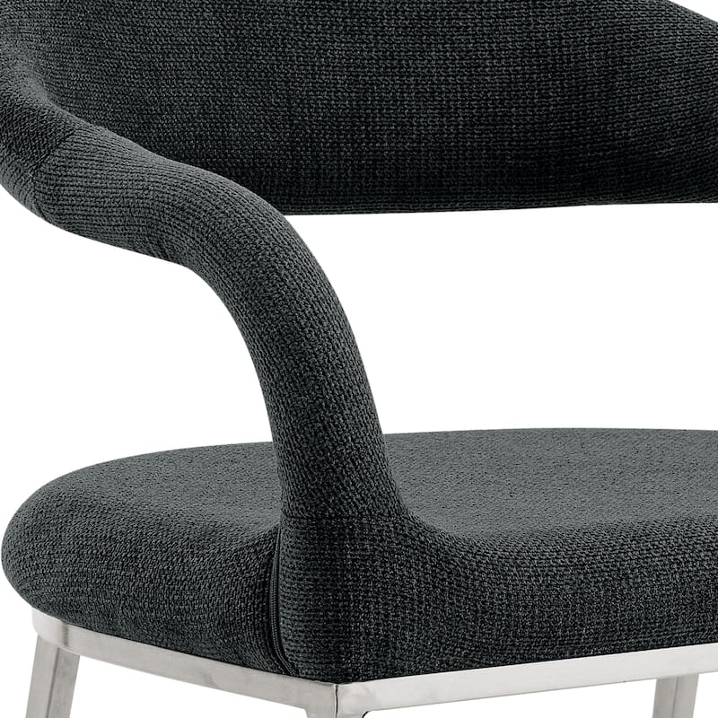 Morgan Upholstered Barrel Back Dining Chairs - Set of 2