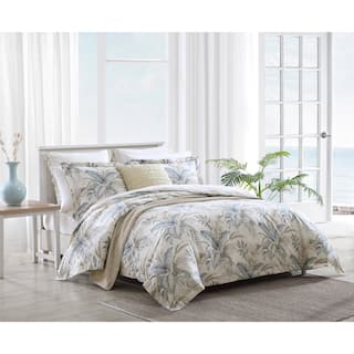 Tommy Bahama Bakers Bluff Blue Cotton 3-piece Comforter Set