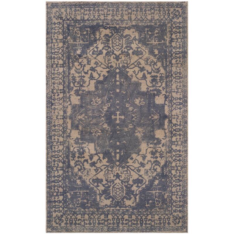 SAFAVIEH Handmade Restoration Vintage Boho Grisha Oriental Wool Rug