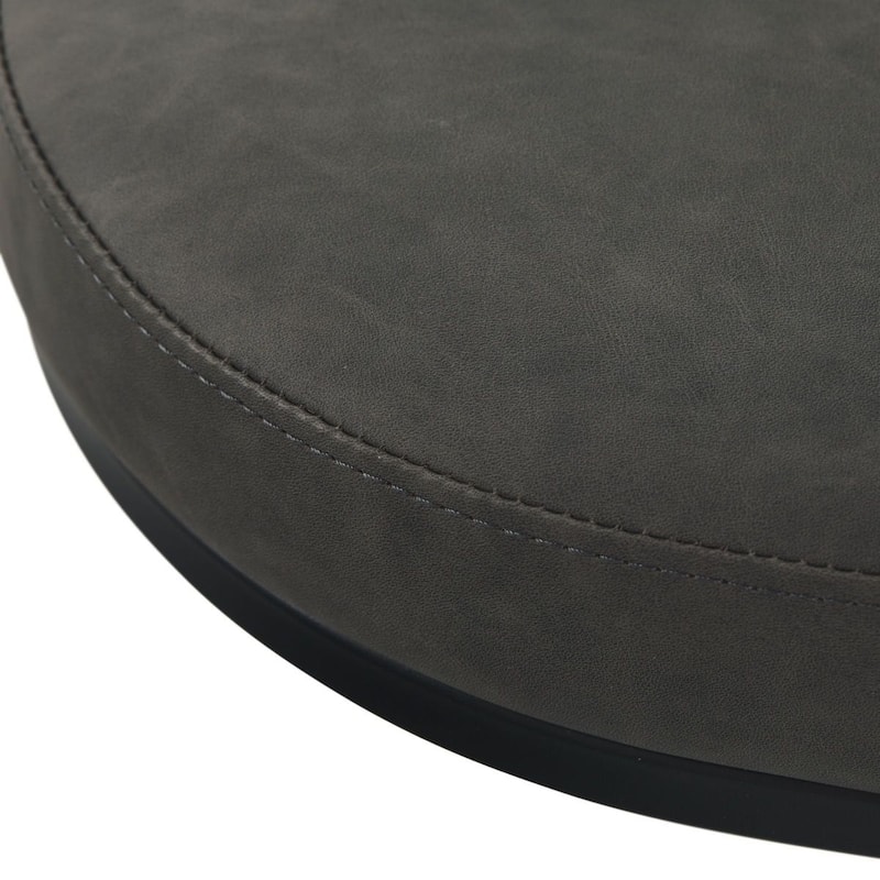 (Set of 2) Dome Backless Leather Counter Stool (Fully Assembled)