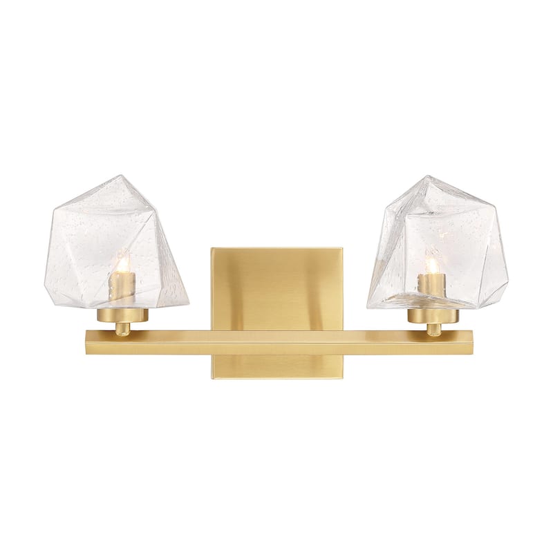 Savoy House 8-1239-2 Castello 2 Light 15" Wide LED Vanity Light - Warm Brass