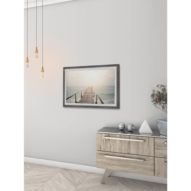 Framed Wall Art Print - Boho Home Decor - Scenic Landscape Painting - Ready to Hang