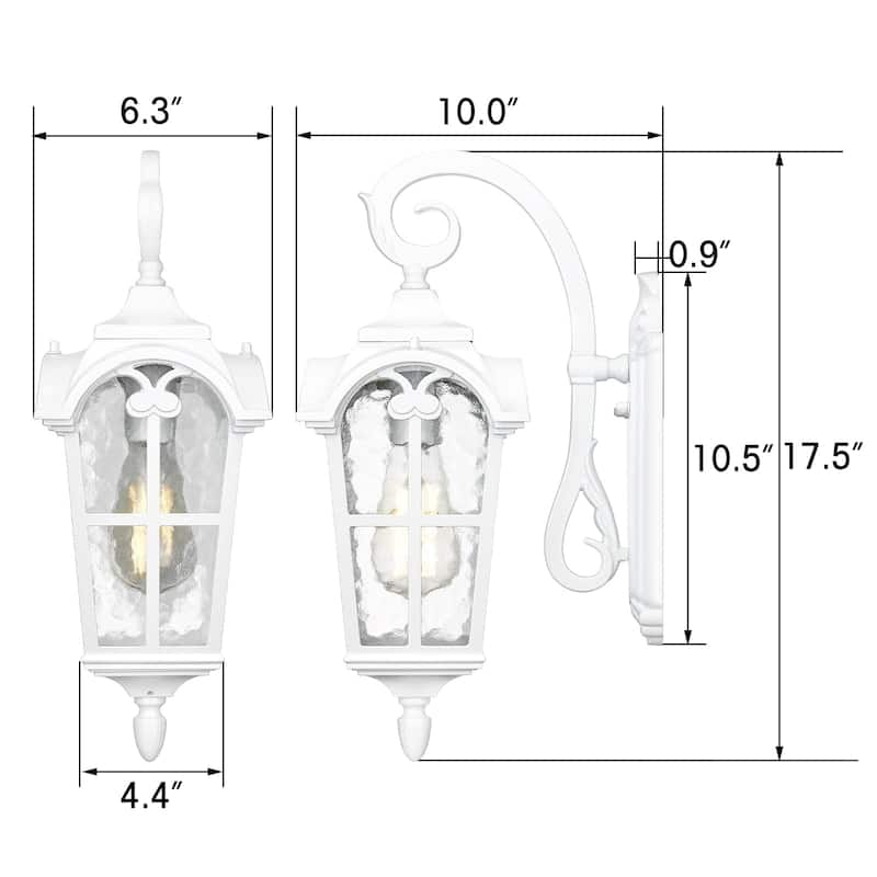 17.5 Inch 1-Light Outdoor Wall Light