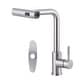 preview thumbnail 1 of 79, WOWOW Single Handle Waterfall Pull Down Sprayer Kitchen Faucet Without Soap Dispenser - Brushed Nickel