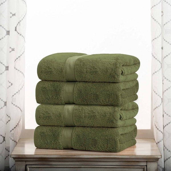 slide 2 of 142, Superior Egyptian Cotton Pile Heavyweight Bath Towel Set of 4