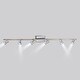 preview thumbnail 4 of 5, Rotello 6-light Matte Nickel and Chrome Track Light