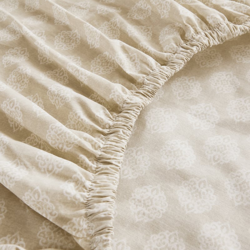 Lush Decor Sophie Neutral Cotton Sheet Set