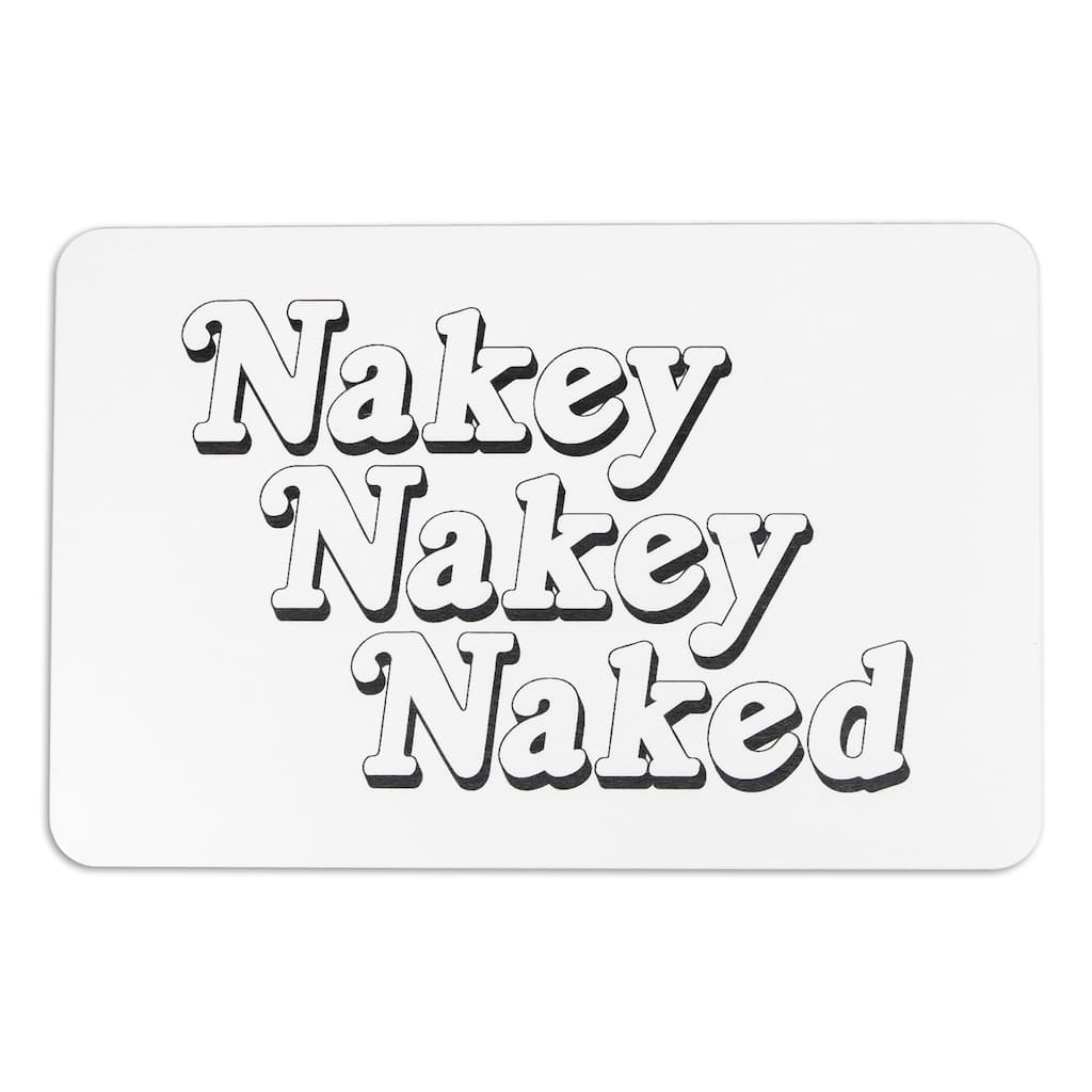 FloorPops Nakey Nakey Stone Non Slip Bath Mat