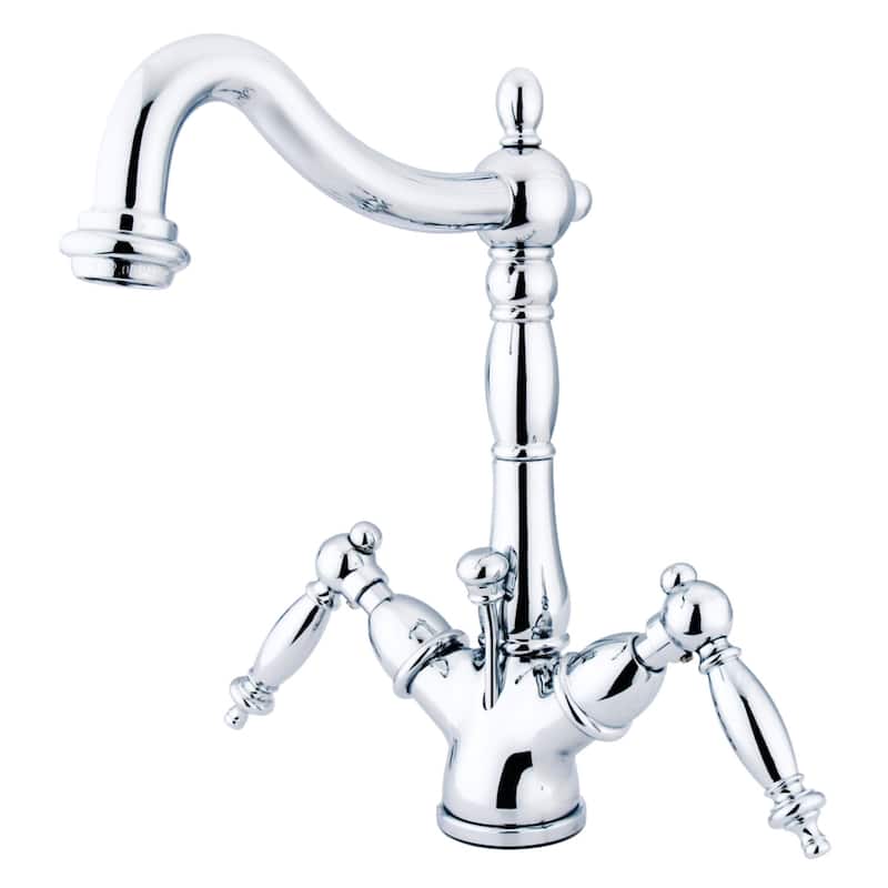 Kingston Brass Heritage 1.2 GPM Single Hole Deck Mounted Bathroom - Polished Chrome