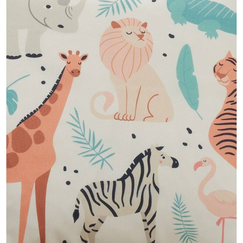 Safari Animal Design Throw Pillow