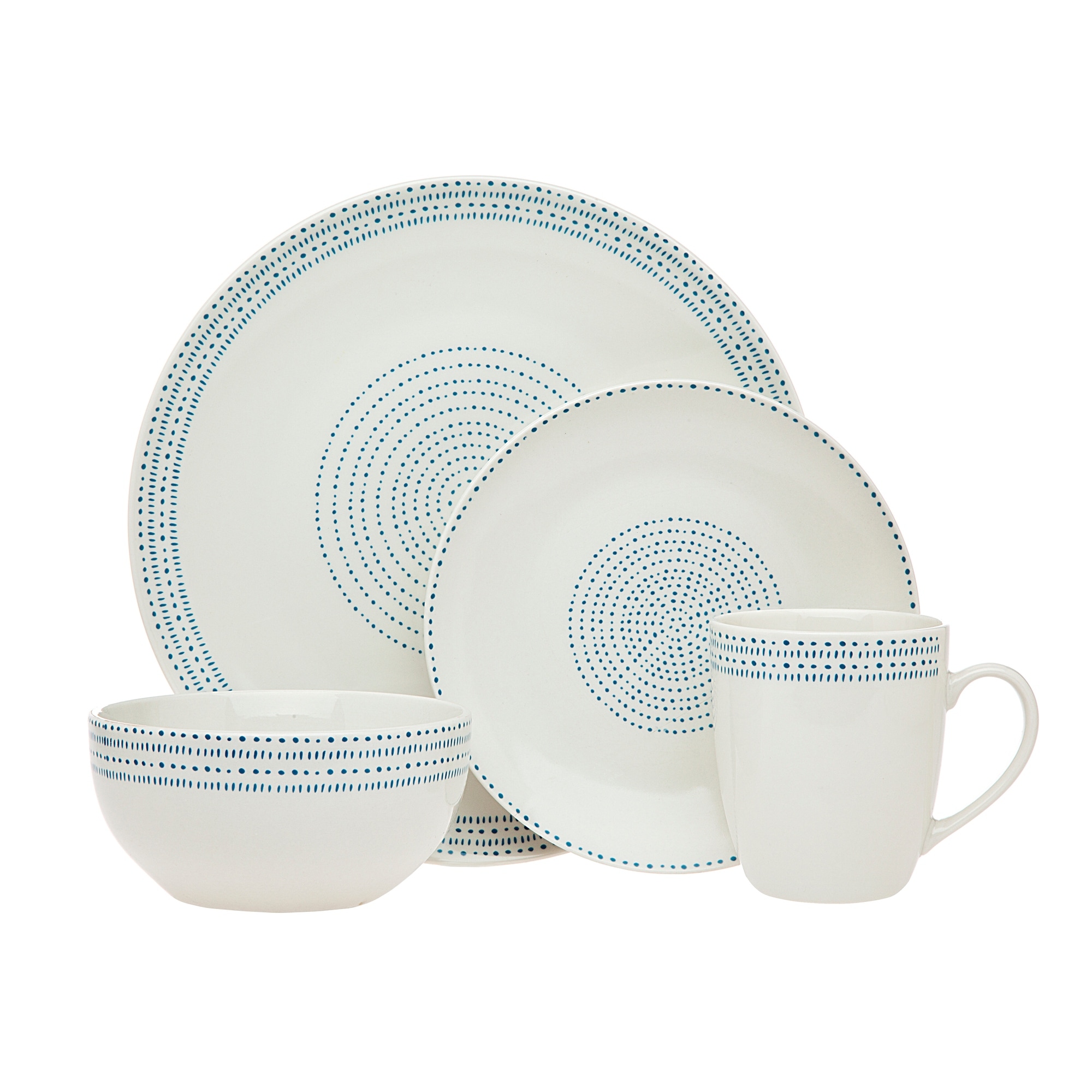 Staccata 16 Piece Dinnerware Set, Service For 4 - On Sale - Bed Bath &  Beyond - 31507481