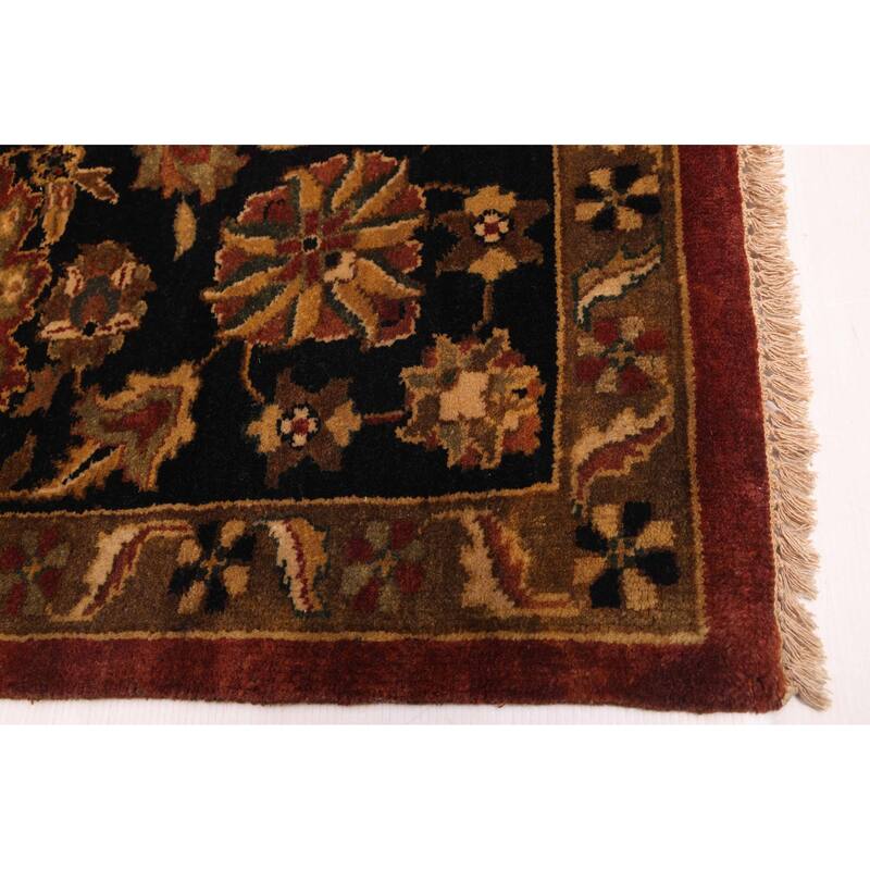 ECARPETGALLERY Hand-knotted Jamshidpour Dark Red Wool Rug - 8'10 x 12'1