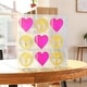 preview thumbnail 16 of 25, American Art Decor Tic Tac Toe Game Board Set Coffee Table Decor 10" x 10" - Pink/Yellow