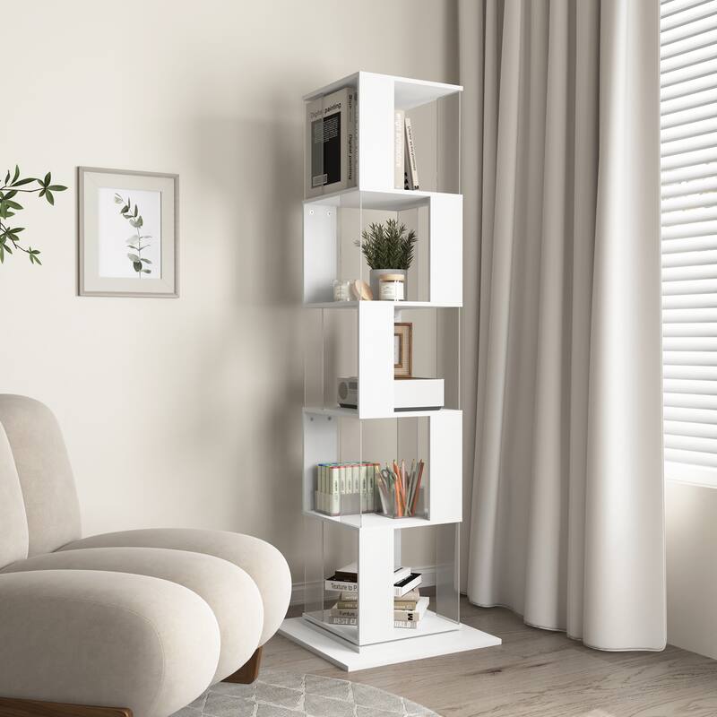 5 tier Rotating Bookshelf
