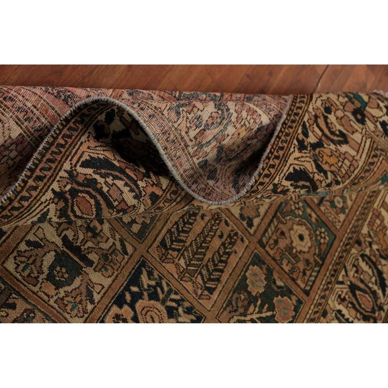 Garden Design Bakhtiari Persian Area Rug Hand-Knotted Wool Carpet - 5'3"x 10'5"