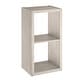 preview thumbnail 7 of 20, ClosetMaid Decorative Storage 2-Cube Organizer Bleached Walnut